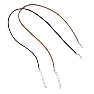 🔴 5 for $10 ONE BROWN Suede Leather Cord Necklace